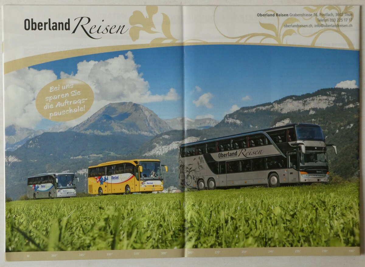(250'670) - Oberland Reisen - 2019 am 28. Mai 2023 in Thun (R�ckseite)