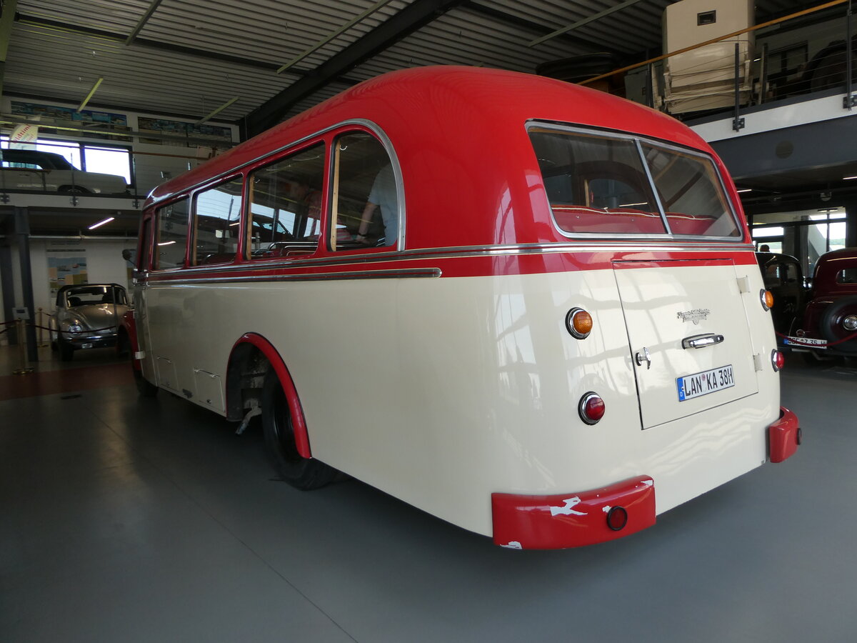 (250'944) - Auw�rter, Pilsting - LAN-KA 38H - Opel/Auw�rter (ex Adorf, D�sseldorf; ex Pfeil, DDR-Taucha; ex Wieland, DDR-Oschatz; ex VEB Leipzig/DDR; ex D�uble, Deckenpfronn) am 4. Juni 2023 in Pilsting, Auw�rter Automobil-Park