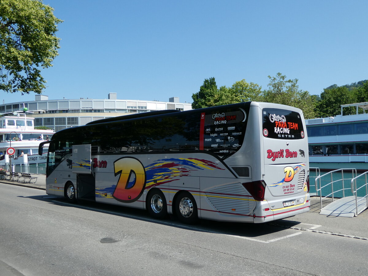 (251'494) - Dysli, Bern - Nr. 22/BE 107'820 - Setra (ex Marti, Kallnach) am 14. Juni 2023 bei der Schiffl�ndte Thun