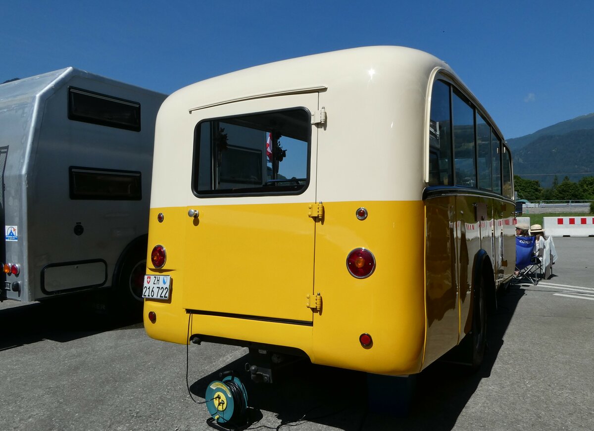 (251'925) - Moser, Sch�nenberg - ZH 216'722 - Berna/Hess (ex Barenco, Faido) am 24. Juni 2023 in Interlaken, Flugplatz