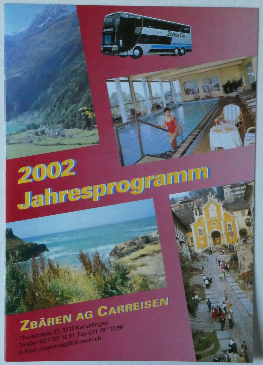 (252'012) - Zb�ren-Jahresprogramm 2002 am 25. Juni 2023 in Thun