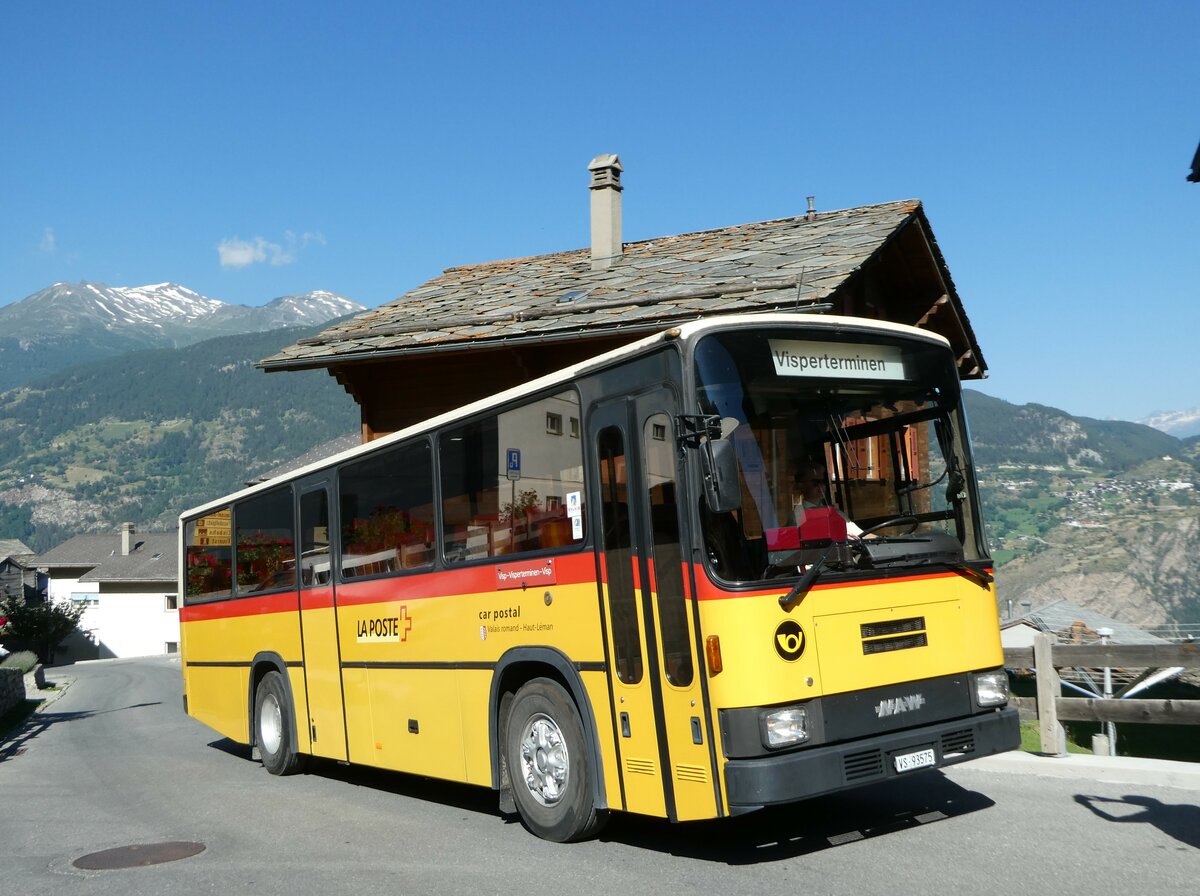 (252'022) - Oser, B�rchen - VS 93'575 - NAW/Lauber (ex Epiney, Ayer PID 1076) am 25. Juni 2023 in Visperterminen, Dorfstrasse