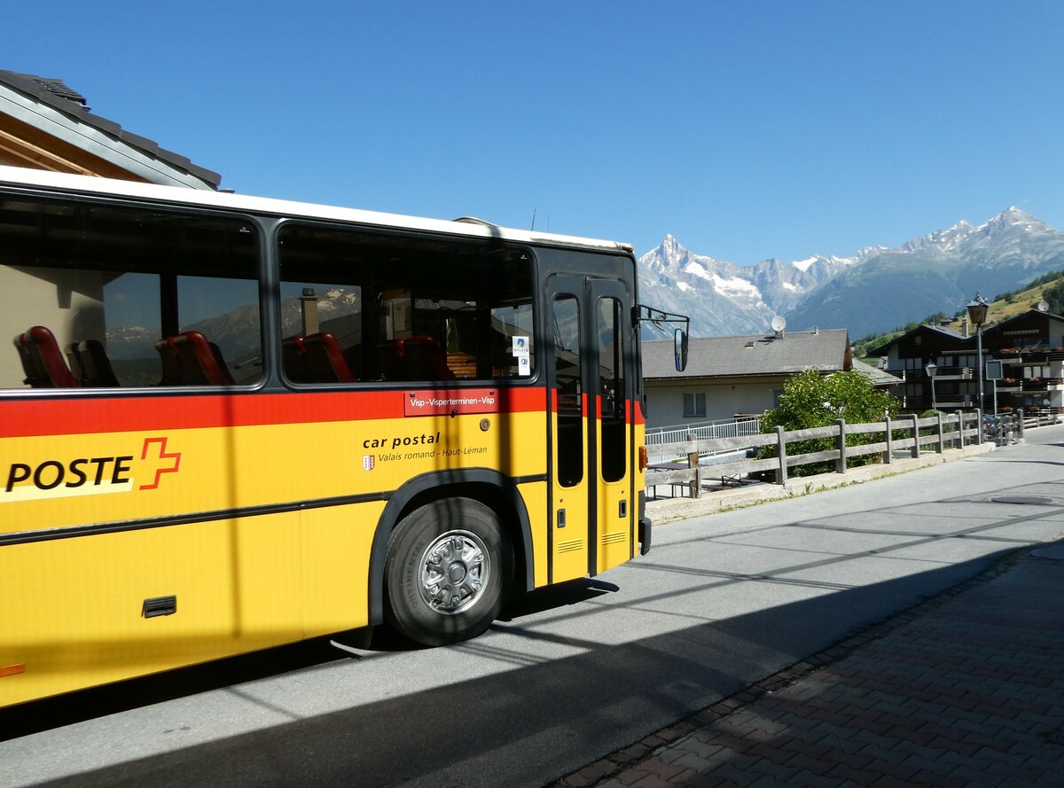 (252'032) - Oser, B�rchen - VS 93'575 - NAW/Lauber (ex Epiney, Ayer PID 1076) am 25. Juni 2023 in Visperterminen, Feuerwehrlokal (Teilaufnahme)