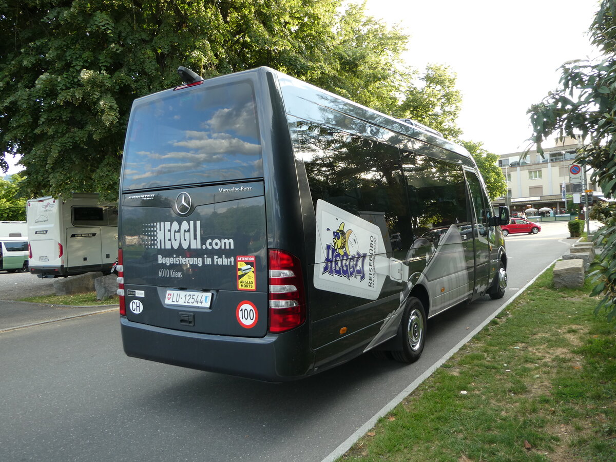 (253'066) - Heggli, Kriens - Nr. 69/LU 12'544 - Mercedes am 26. Juli 2023 in Thun, Strandbad