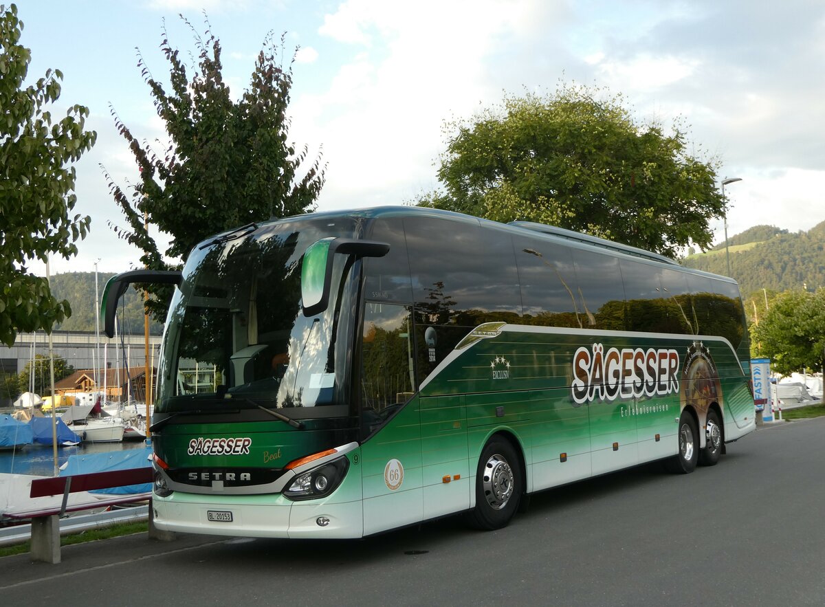 (253'757) - Sgesser, Wintersingen - Nr. 9/BL 20'153 - Setra am 12. August 2023 in Thun, Strandbad