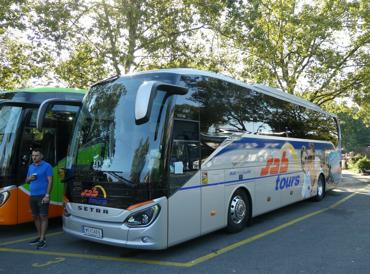 (253'897) - Aus Oesterreich: Sabtours, Wels - WE SAB 6 - Setra am 19. August 2023 in Z�rich, Sihlquai 