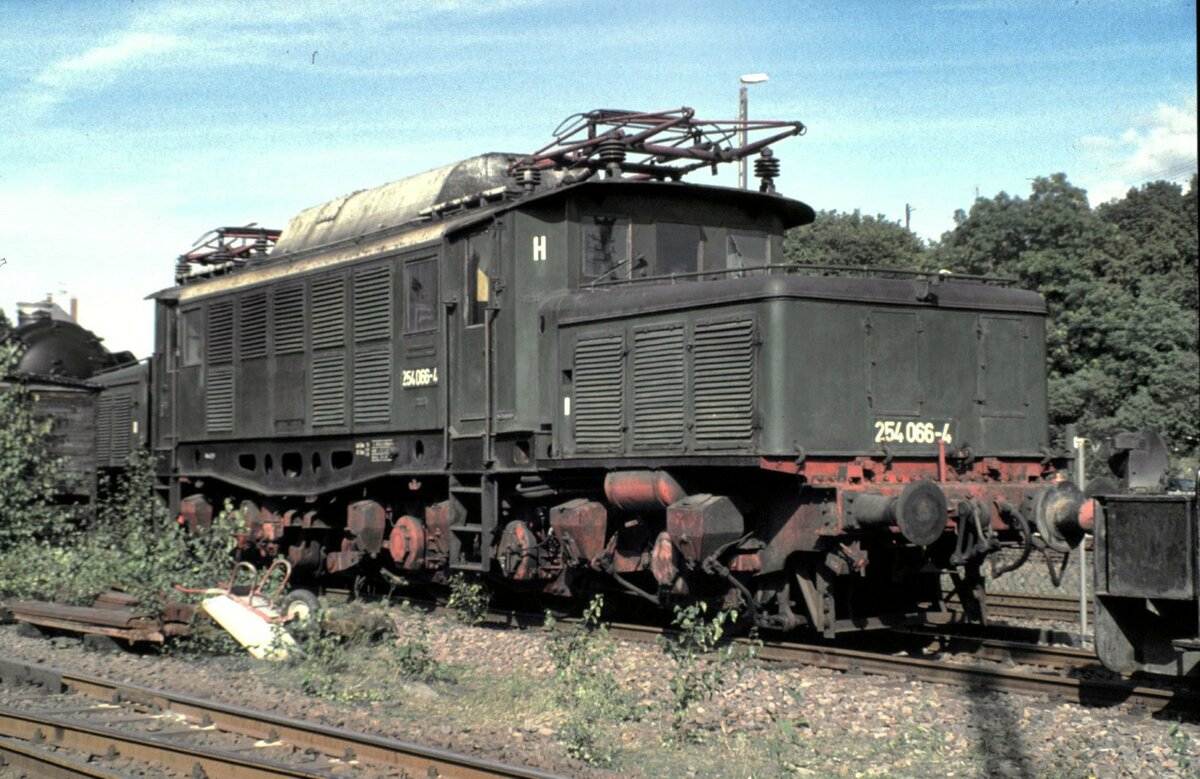 254 066 DR in Hermeskeil im September 1992.