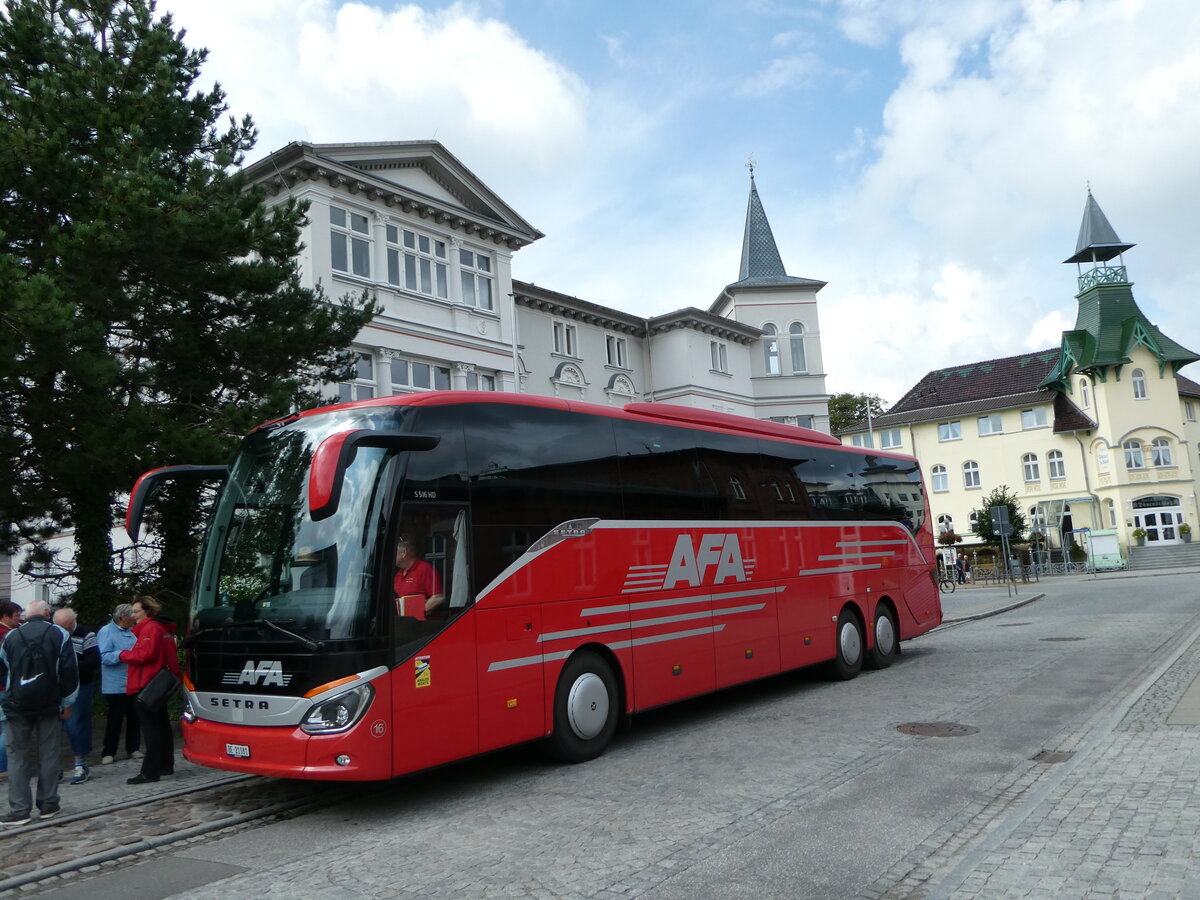 (254'441) - Aus der Schweiz: AFA Adelboden - Nr. 16/BE 21'181 - Setra am 31. August 2023 in Zinnowitz, D�nenstrasse