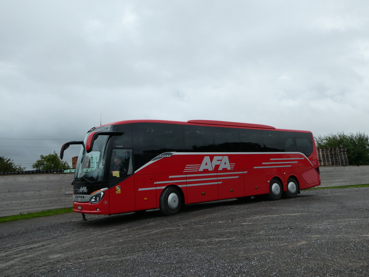 (254'514) - Aus der Schweiz: AFA Adelboden - Nr. 16/BE 21'181 - Setra am 1. September 2023 in Rambin, Insel-Brauerei