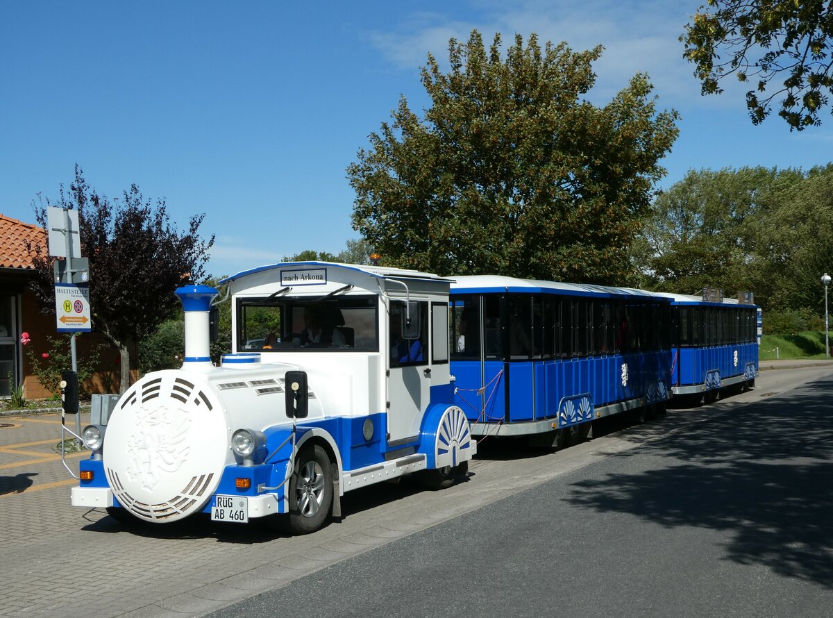 (254'579) - Kap-Arkona-Bahn, Putgarten - RG-AB 560 - am 1. September 2023 in Putgarten, Parkplatz