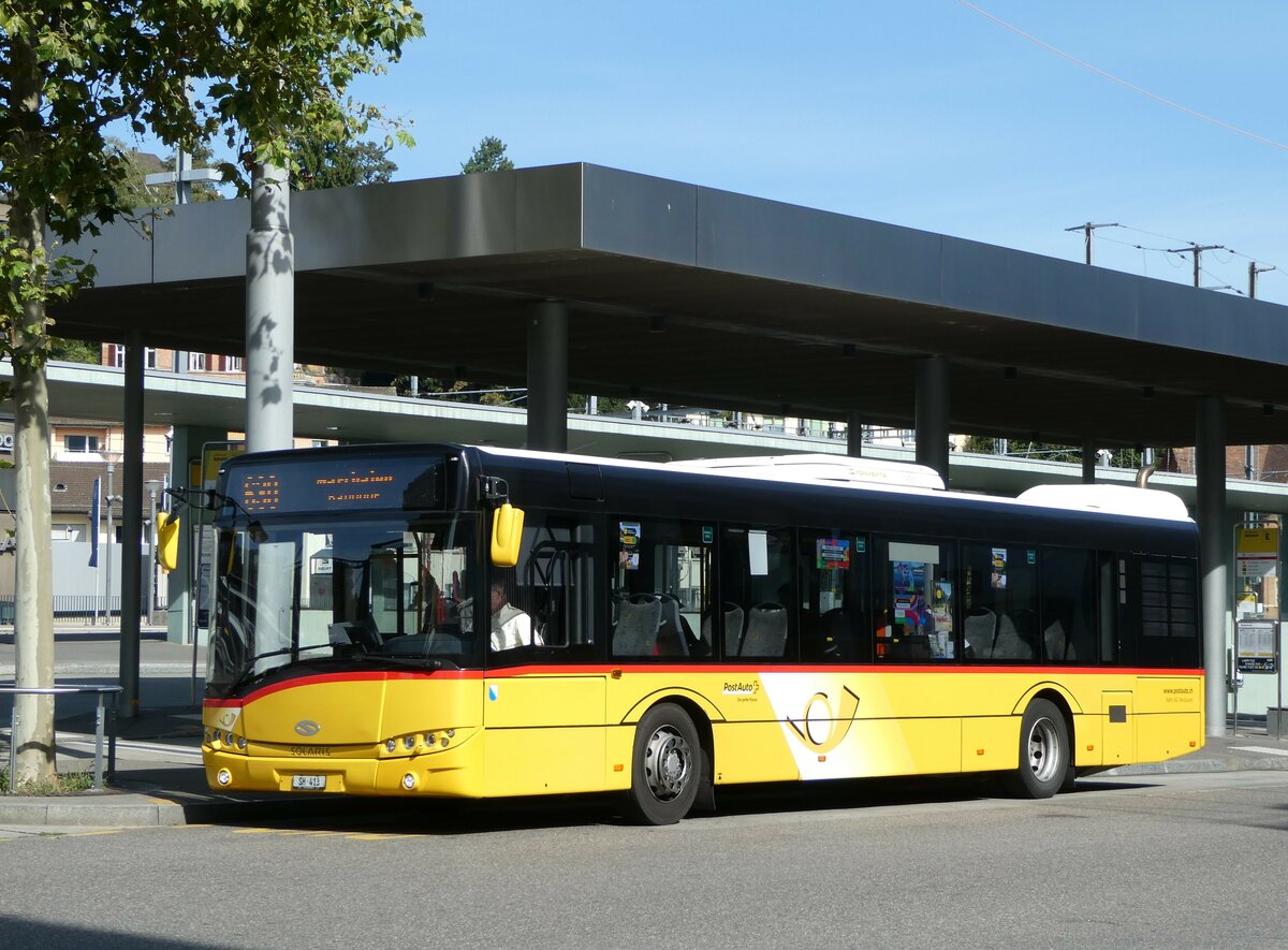 (255'265) - Rattin, Neuhausen - Nr. 297(13)/SH 413/PID 10'121 - Solaris am 17. September 2023 beim Bahnhof Schaffhausen