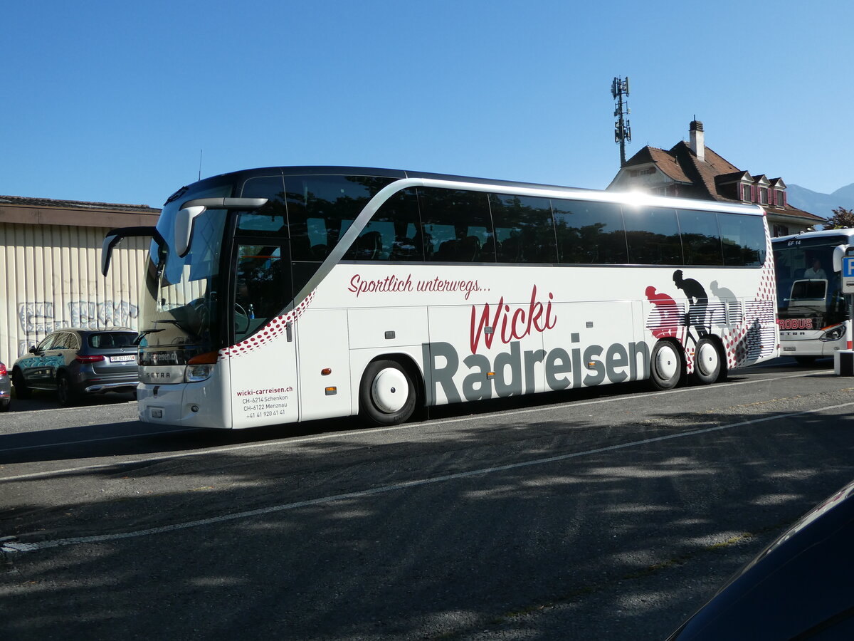 (255'544) - Wicki, Schenkon - LU 286'777 - Setra am 25. September 2023 in Thun, Seestrasse