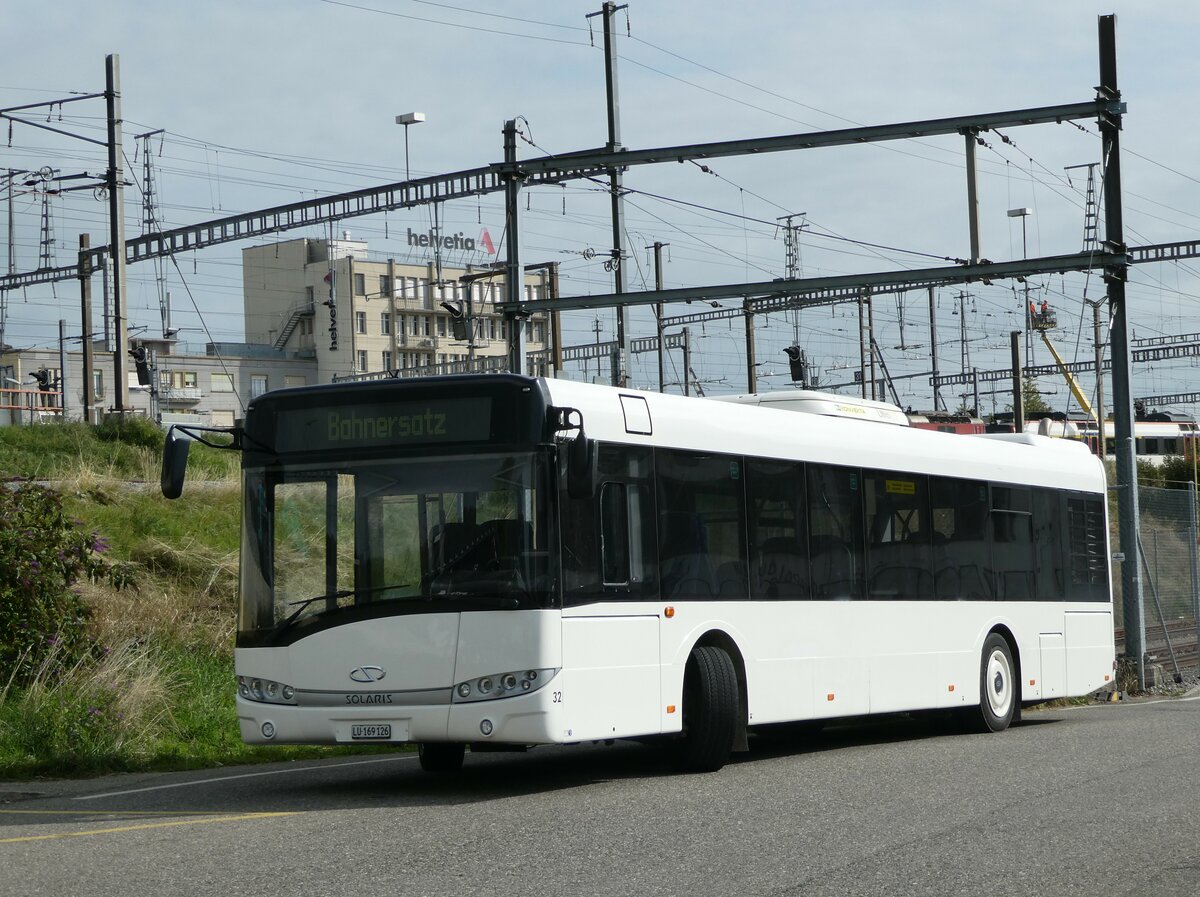 (255'729) - ARAG Ruswil - Nr. 32/LU 169'126 - Solaris am 30. September 2023 in Biel, Car Terminal