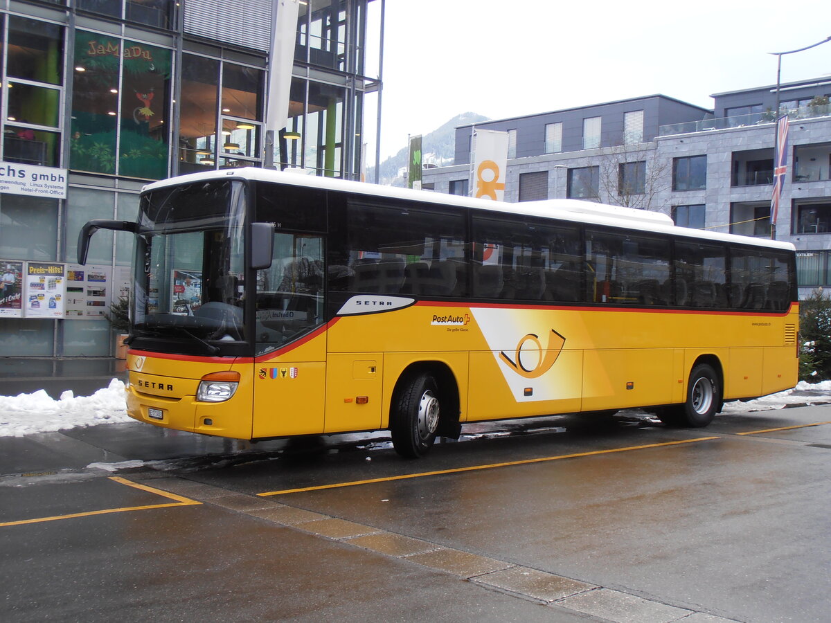 (257'466) - PostAuto Bern - Nr. 73/BE 171'453/PID 5624 - Setra (ex AVG Meiringen Nr. 73) am 5. Dezember 2023 beim Bahnhof Interlaken Ost