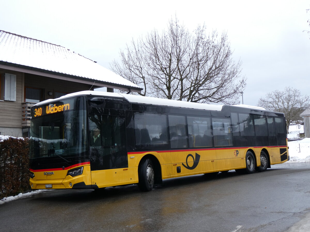 (258'844) - Engeloch, Riggisberg - Nr. 20/BE 712'872/PID 11'983 - Scania am 22. Januar 2024 in Niedermuhlern, Baumg�rtli