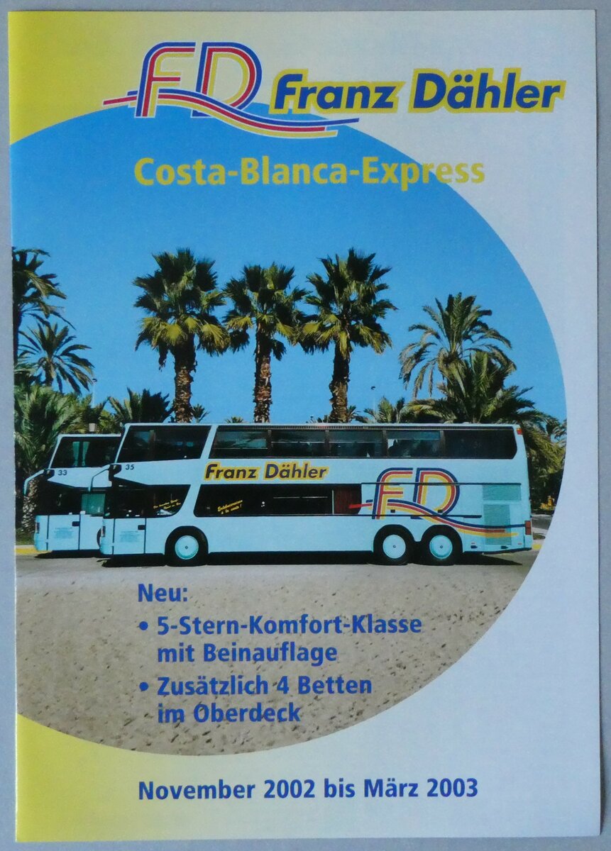 (259'614) - D�hler-Costa-Blanca-Express November 2002 bis M�rz 2003 am 25. Februar 2024 in Thun