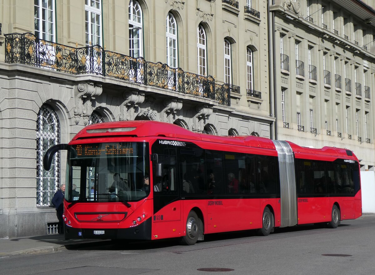 (259'826) - Bernmobil, Bern - Nr. 890/BE 832'890 - Volvo am 29. Februar 2024 in Bern, Bundesplatz