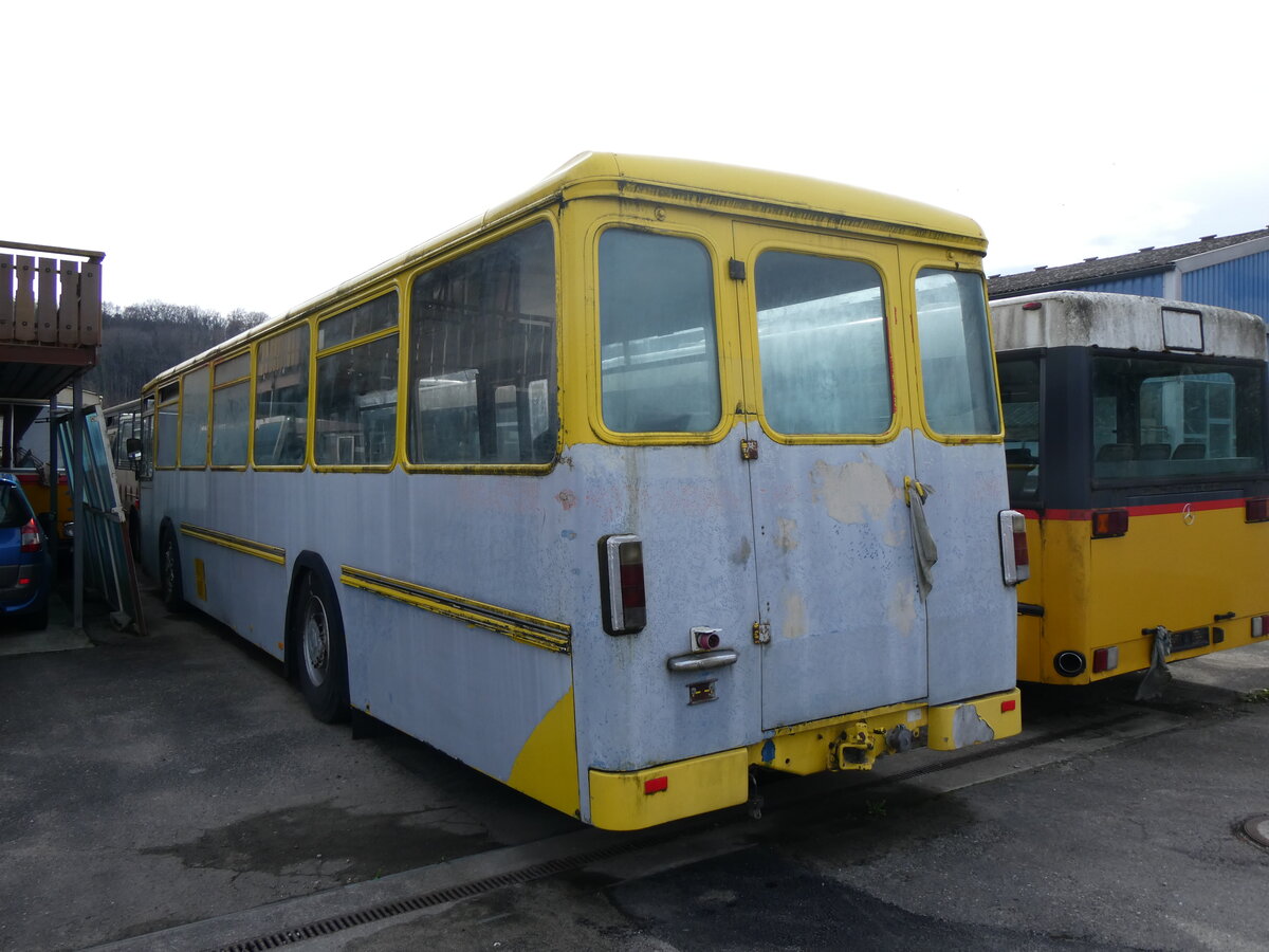 (259'893) - Kt. Luzern, Luzern (Rtrobus) - FBW/Hess (ex AAGR Rothenburg Nr. 49) am 2. Mrz 2024 in Faoug, MS Carrosserie