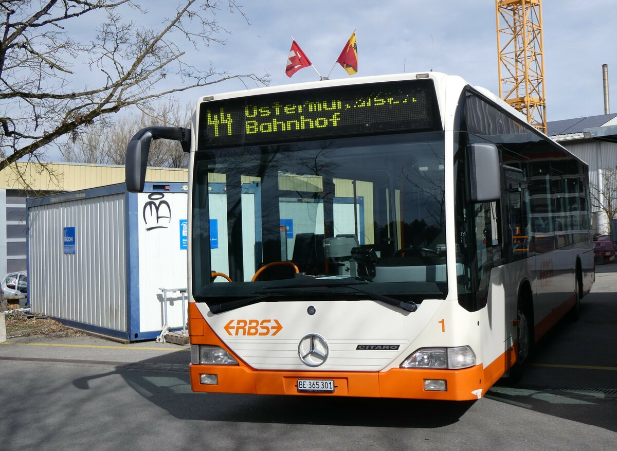 (259'965) - RBS Worblaufen - Nr. 1/BE 365'301 - Mercedes am 3. Mrz 2024 in Worblaufen, Garage