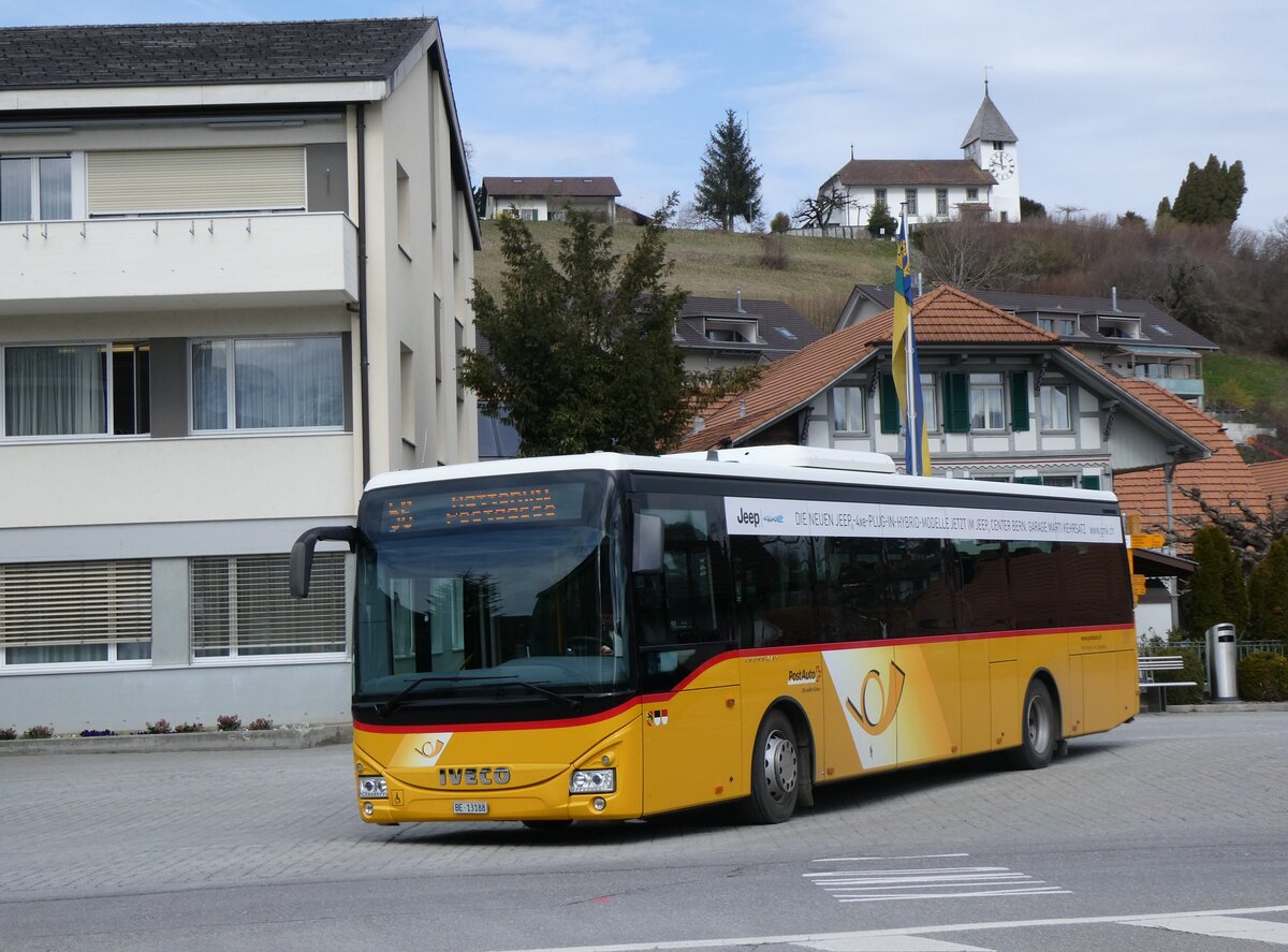 (260'364) - Engeloch, Riggisberg - Nr. 8/BE 13'188/PID 10'337 - Iveco am 15. M�rz 2024 in Riggisberg, Post