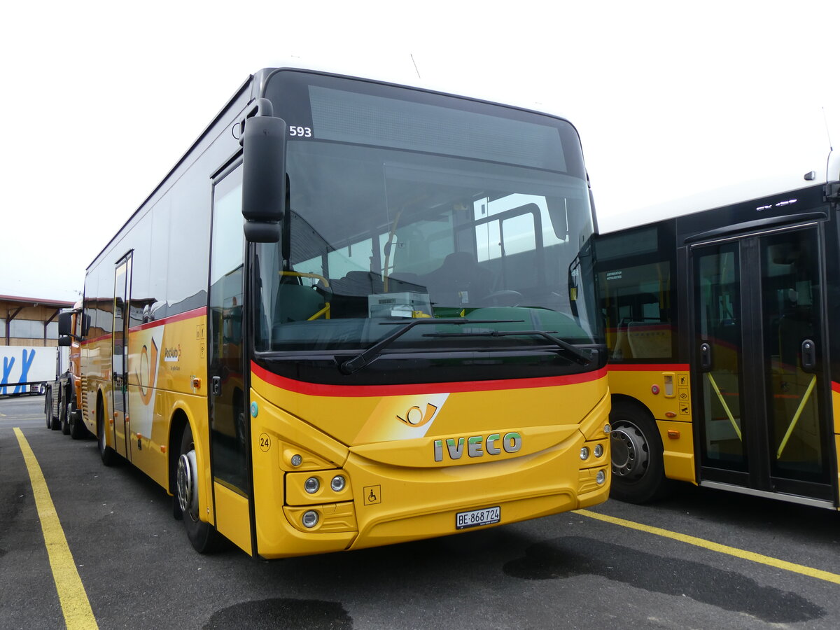 (260'443) - Fl�ck, Brienz - Nr. 24/BE 868'724/PID 11'593 - Iveco am 17. M�rz 2024 in Kerzers, Interbus