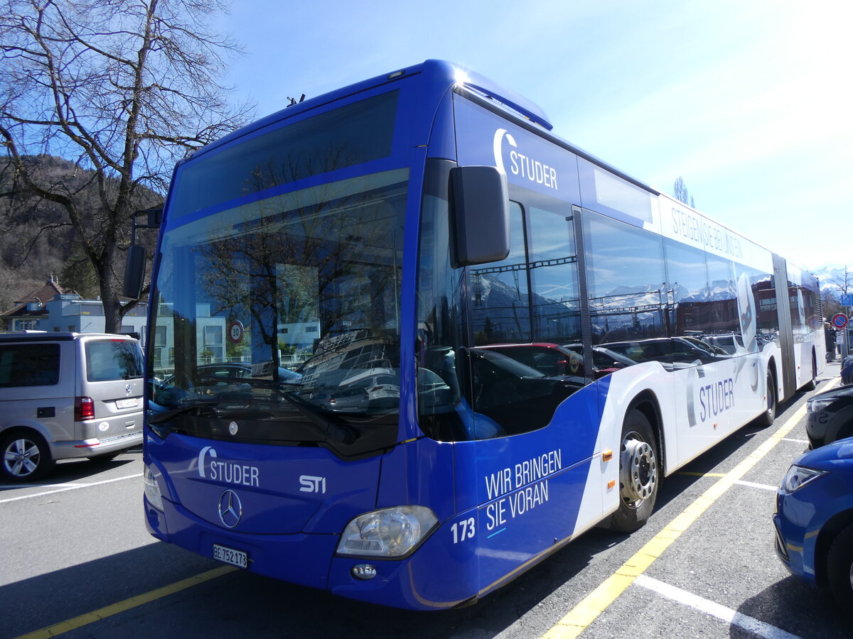 (260'686) - STI Thun - Nr. 173/BE 752'173 - Mercedes am 25. Mrz 2024 in Thun, CarTerminal