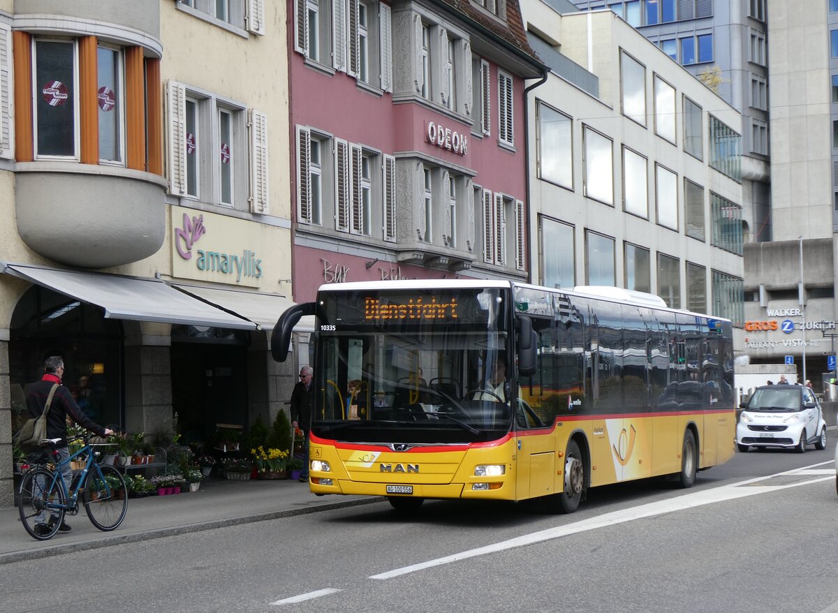 (260'784) - Voegtlin-Meyer, Brugg - Nr. 133/AG 100'556/PID 10'335 - MAN am 28. M�rz 2024 beim Bahnhof Brugg