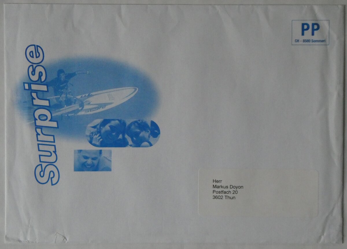 (260'870) - Surprise-Briefumschlag am 31. M�rz 2024 in Thun