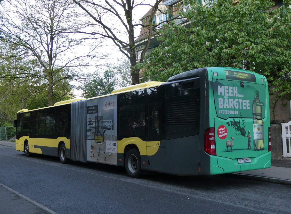 (261'879) - STI Thun - Nr. 164/BE 752'164 - Mercedes am 4. Mai 2024 beim Bahnhof Thun (Kante X)