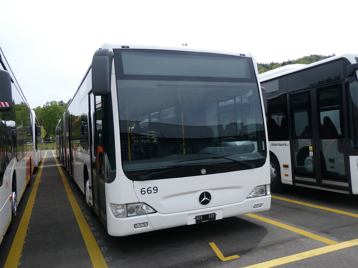 (262'119) - Intertours, Domdidier - Nr. 669 - Mercedes (ex VZO Gr�ningen Nr. 311; ex VZO Gr�ningen Nr. 111) am 4. Mai 2024 in Winterthur, Daimler Buses