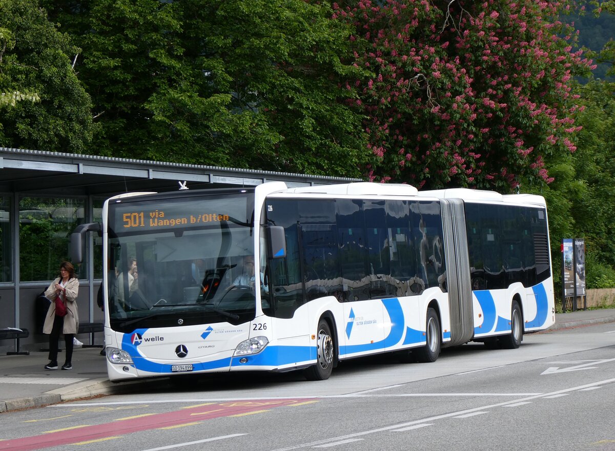 (262'411) - BOGG Wangen b.O. - Nr. 226/SO 184'899 - Mercedes am 16. Mai 2024 beim Bahnhof Olten