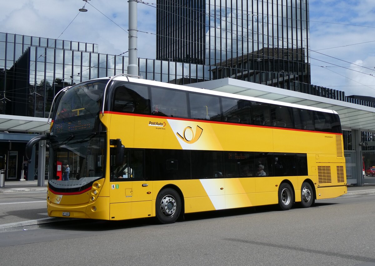 (262'825) - PostAuto Ostschweiz - AR 14'845/PID 10'432 - Alexander Dennis am 24. Mai 2024 beim Bahnhof St. Gallen