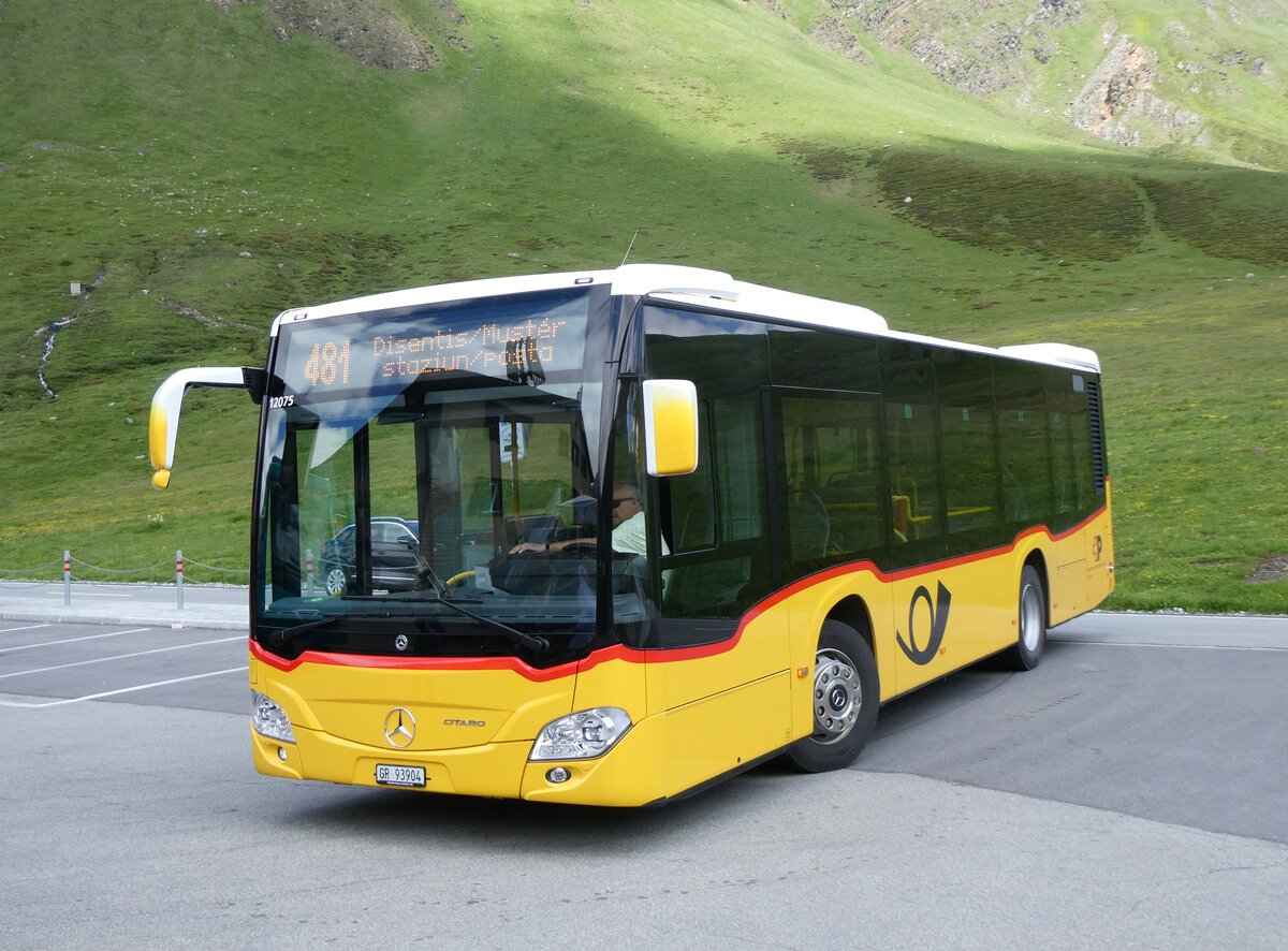 (264'276) - Bundi, Disentis - GR 93'904/PID 12'075 - Mercedes am 2. Juli 2024 in Lukmanier, Passhhe