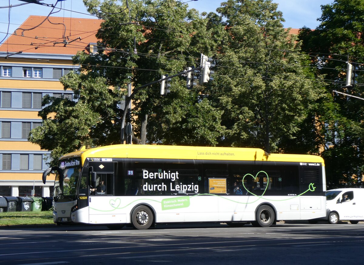 (264'425) . LVB Leipzig - Nr. 12'331/L-DE 1331 - eVDL am 9. Juli 2024 in Leipzig, Goerdelerring