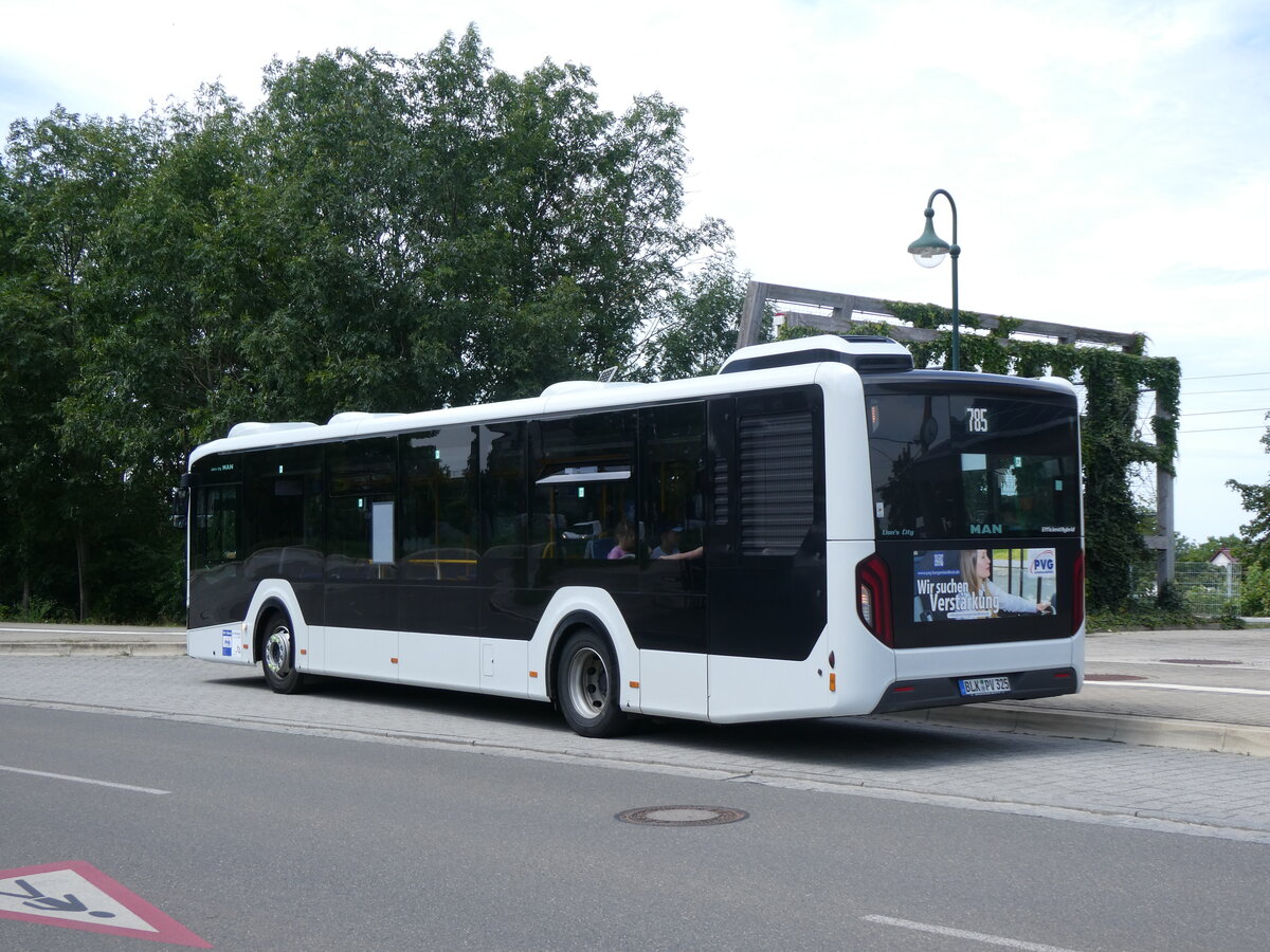 (264'584) - PVG Naumburg - BLK-PV 325 - MAN am 10. Juli 2024 beim Bahnhof Bad Drrenberg