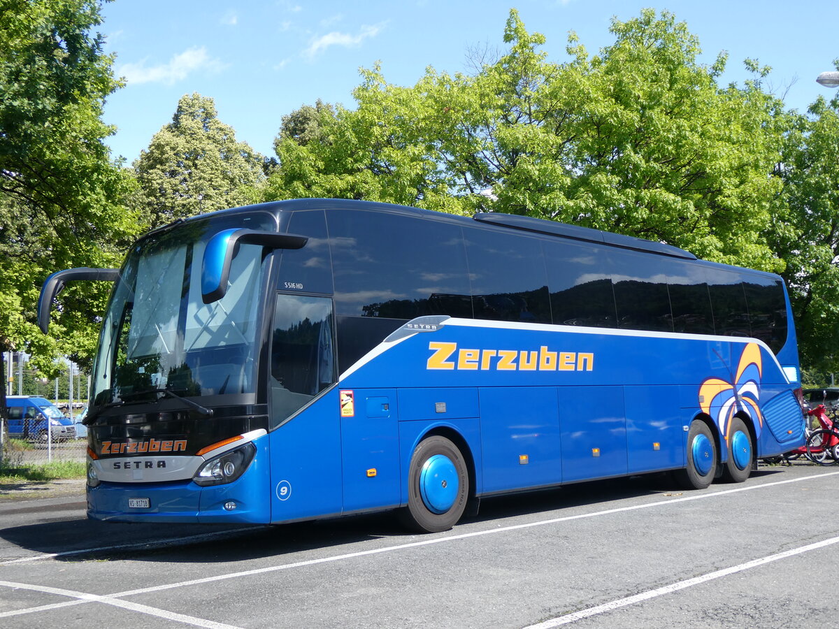 (264'817) - Zerzuben, Visp-Eyholz - Nr. 9/VS 81'718 - Setra am 16. Juli 2024 in Thun, Seestrasse