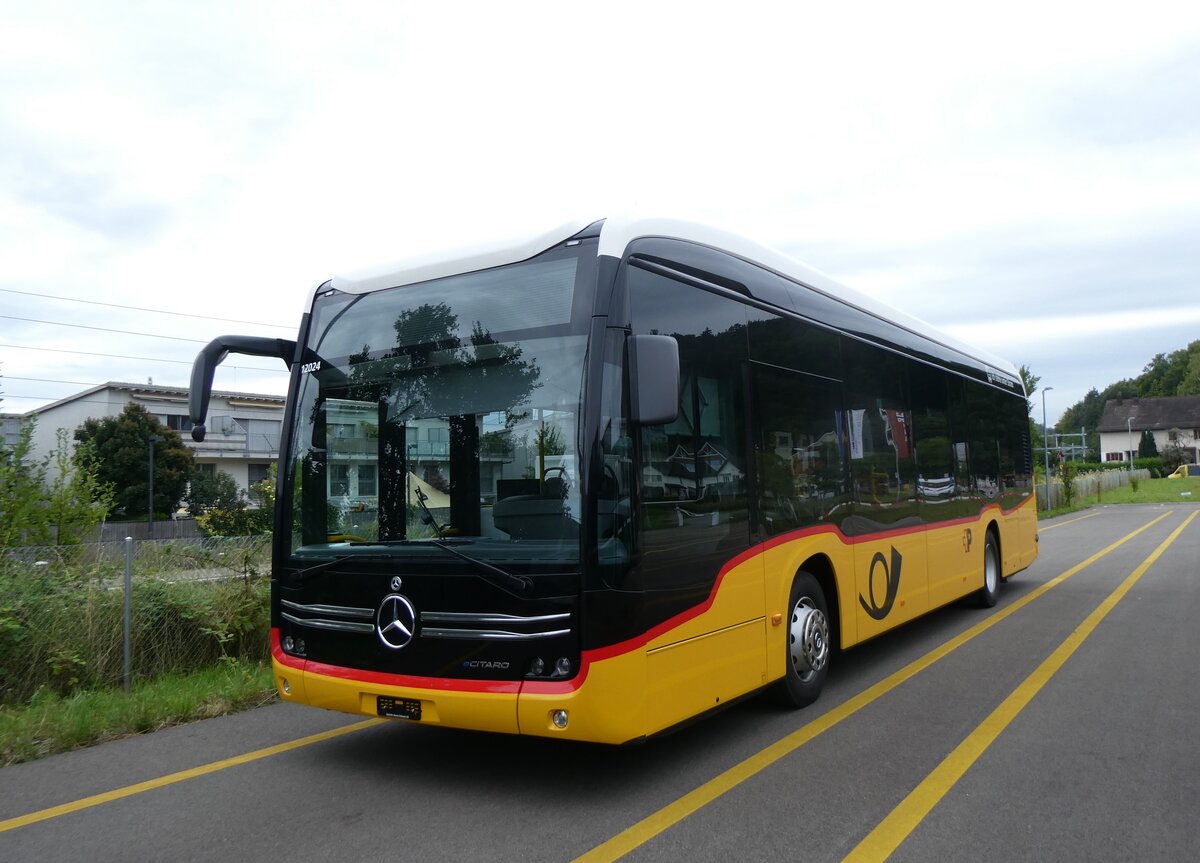 (264'825) - H�fliger, Sursee - PID 12'024 - eMercedes am 17. Juli 2024 in Winterthur, Daimler Buses