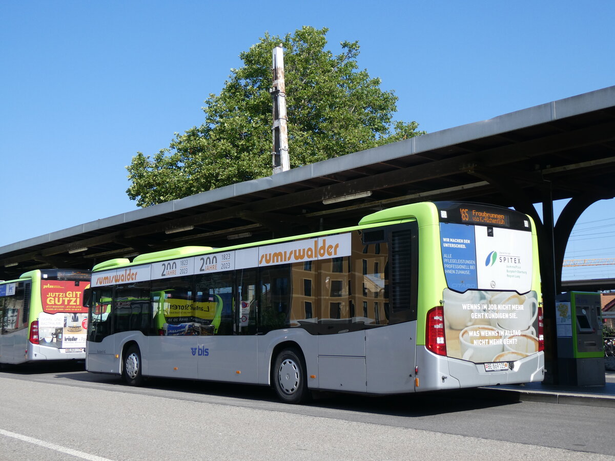 (265'002) - Busland, Burgdorf - Nr. 125/BE 869'125 - Mercedes am 25. Juli 2024 beim Bahnhof Burgdorf