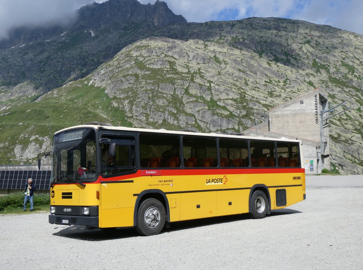 (265'155) - Oser, B�rchen - VS 93'575 - NAW/Lauber (ex Epiney, Ayer/PID 1076) am 28. Juli 2024 in Oberaar, Stausee