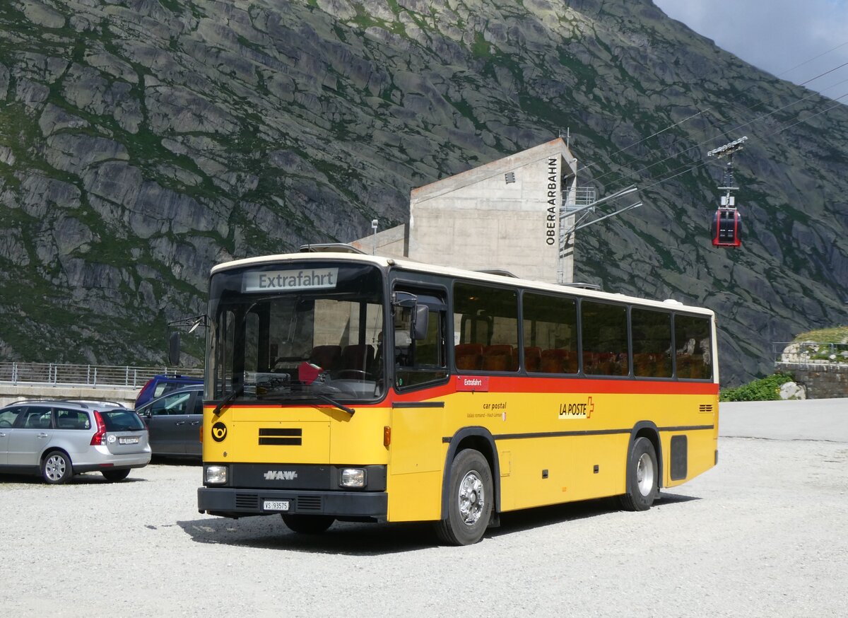(265'158) - Oser, B�rchen - VS 93'575 - NAW/Lauber (ex Epiney, Ayer/PID 1076) am 28. Juli 2024 in Oberaar, Stausee