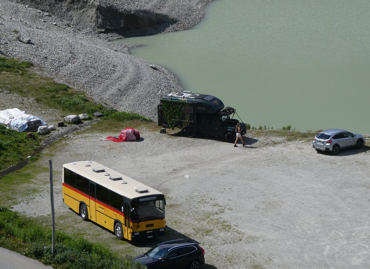 (265'168) - Oser, B�rchen - VS 93'575 - NAW/Lauber (ex Epiney, Ayer/PID 1076) am 28. Juli 2024 in Oberaar, Stausee