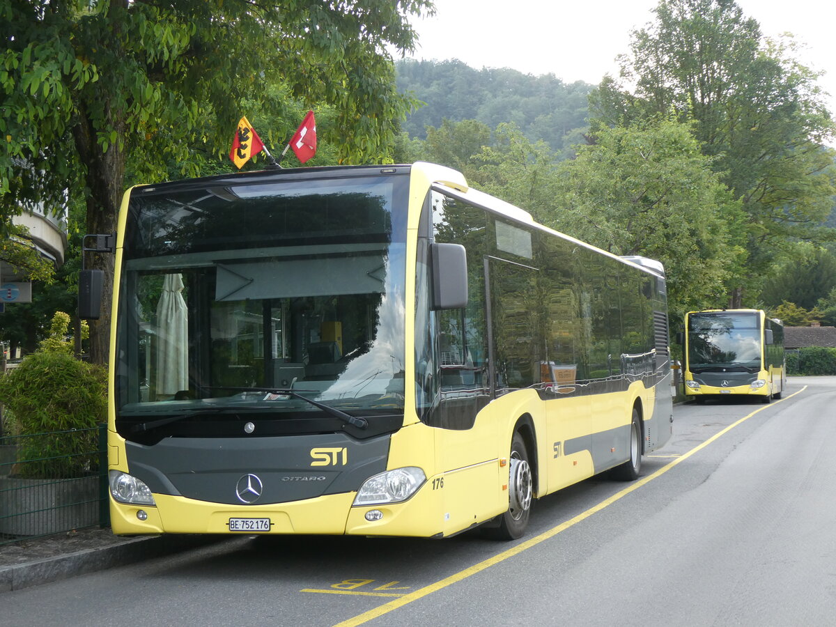 (265'325) - STI Thun - Nr. 176/BE 752'176 - Mercedes am 2. August 2024 bei der Schiffl�ndte Thun