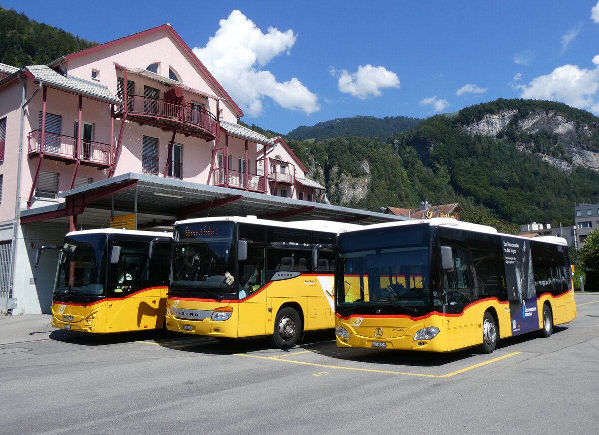 (265'610) - Fl�ck, Brienz - Nr. 23/BE 868'723/PID 11'528 - Mercedes am 13. August 2024 in Meiringen, Postautostation