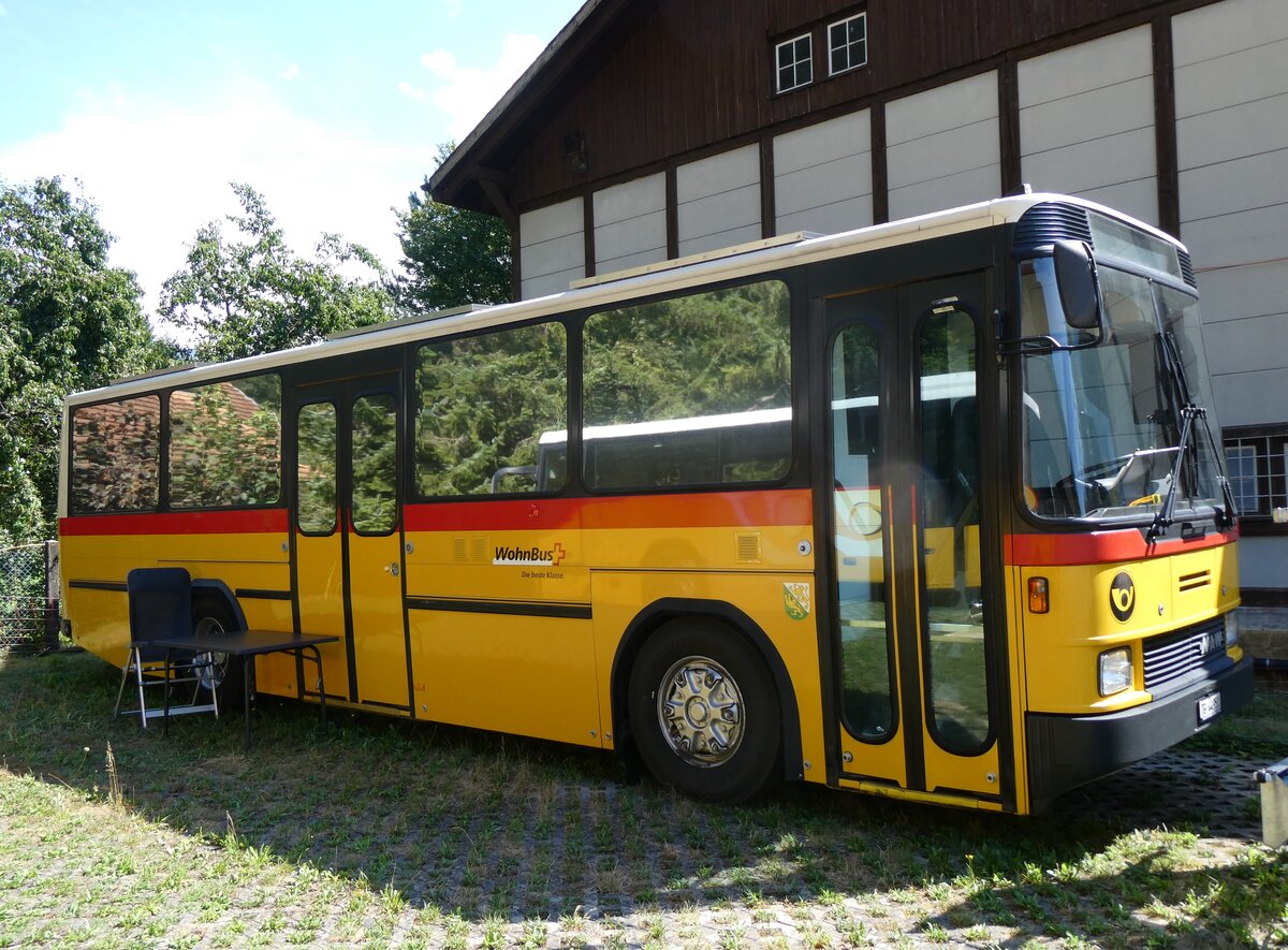 (265'619) - Bchi, Wil - TG 44'951 - NAW/Hess (ex Kng, Beinwil PID 952; ex Voegtlin-Meyer, Brugg Nr. 79) am 13. August 2024 in Meiringen, Postgarage 