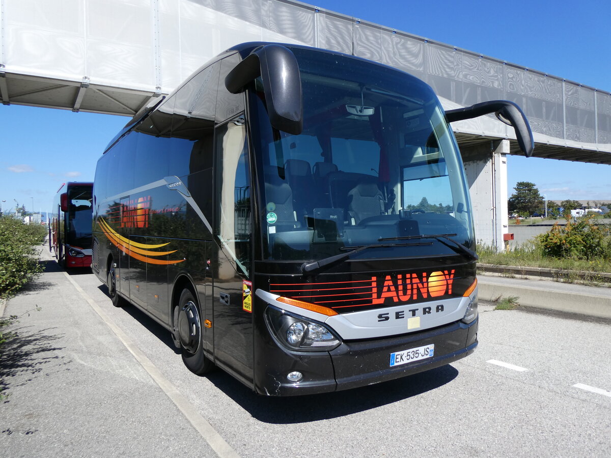 (267'053) - Launoy, Rambervillers - EK 535 JS - Setra am 15. September 2024 in Saint Rambert, Rastst�tte
