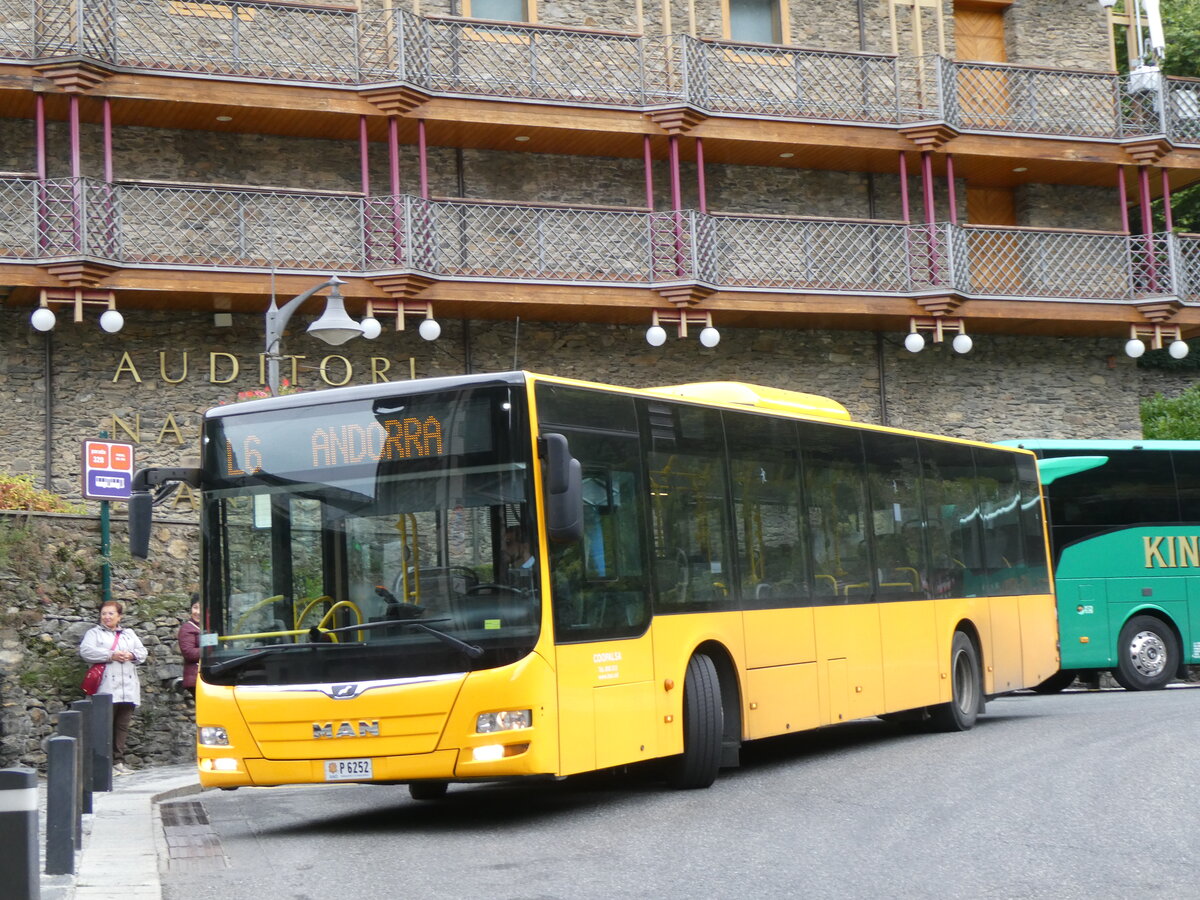 (267'196) - Coopalsa, Andorra la Vella - M6252 - MAN am 18. September 2024 in Ordino, Portal del Riu