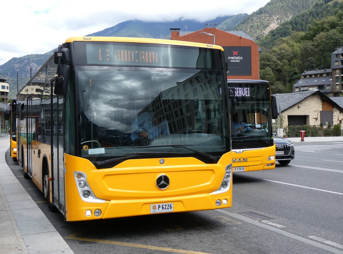 (267'211) - Coopalsa, Andorra la Vella - P6226 - Mercedes am 18. September 2024 in Andorra la Vella, Estaci� Nacional Autobusos
