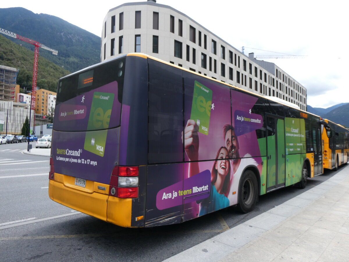 (267'216) - Coopalsa, Andorra la Vella - M5170 - MAN am 18. September 2024 in Andorra la Vella, Estaci� Nacional Autobusos