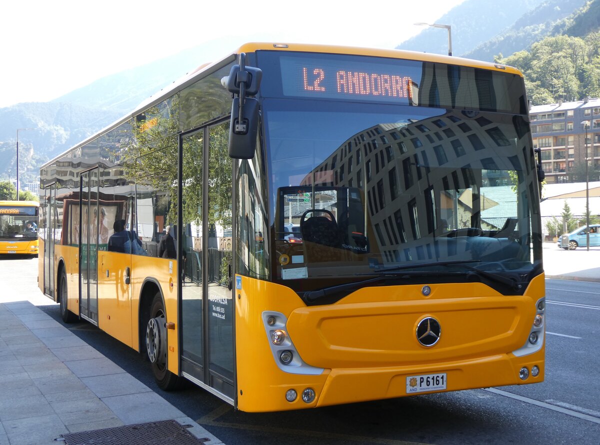 (267'278) - Coopalsa, Andorra la Vella - P6161 - Mercedes am 19. September 2024 in Andorra la Vella, Estaci� Nacional Autobusos