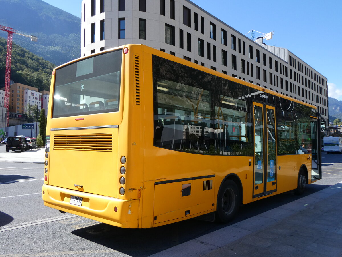 (267'283) - Coopalsa, Andorra la Vella - J1015 - MAN (ex CIA Andorra la Vella) am 19. September 2024 in Andorra la Vella, Estaci Nacional Autobusos 